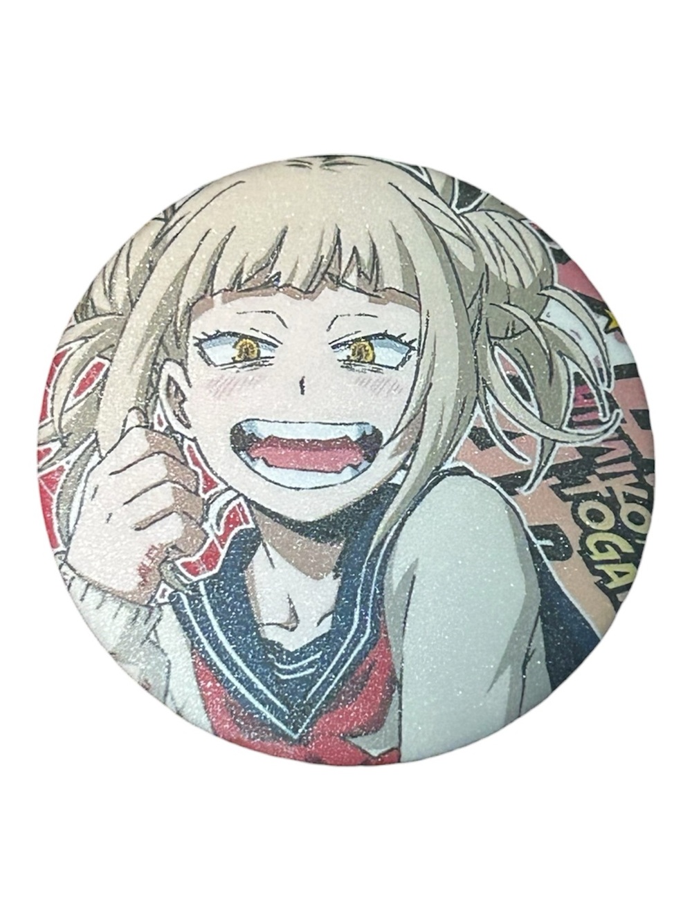 Sparkly Himiko Toga My Hero Academia Anime Can Badge
